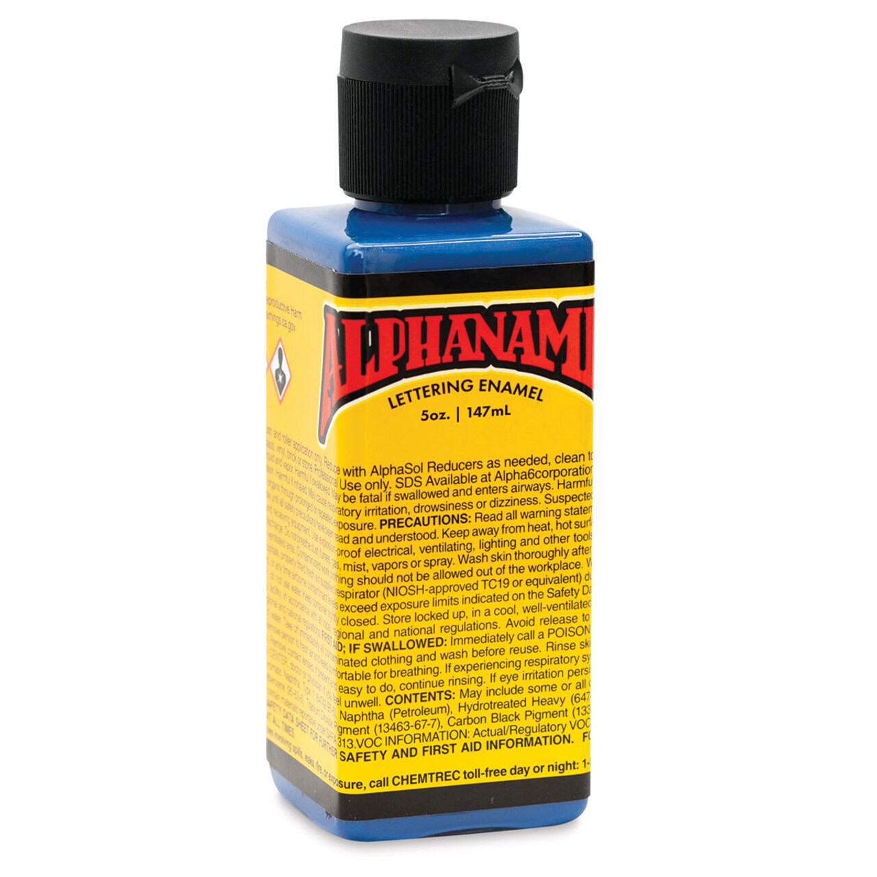 Alpha6 Alphanamel Lettering Enamel - Alpha Blue, 147 ml, Bottle